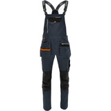 SARA WORKWEAR MONTER ASKILI TULUM (Grafit/Turuncu)